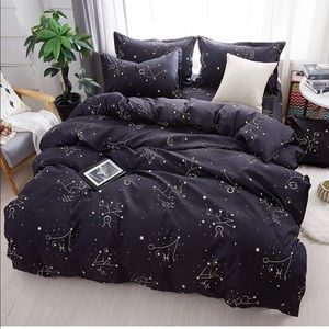 Astrology duvet cover for queen with 2 pillowcases